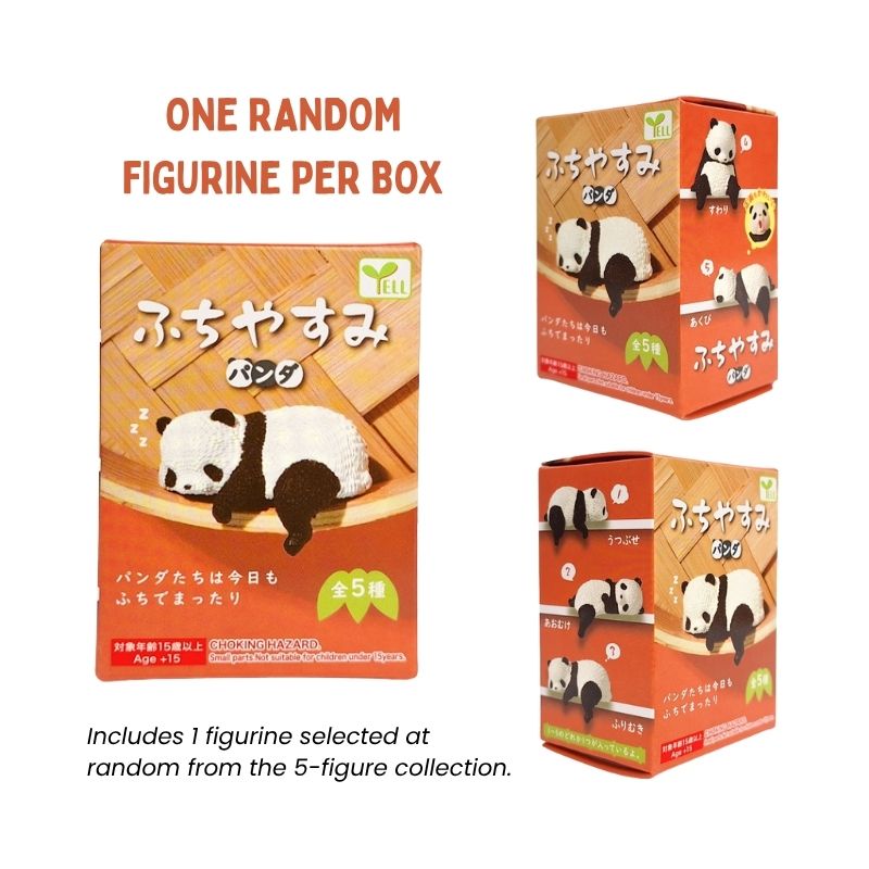 Gachapon Panda Schlafende Figurine