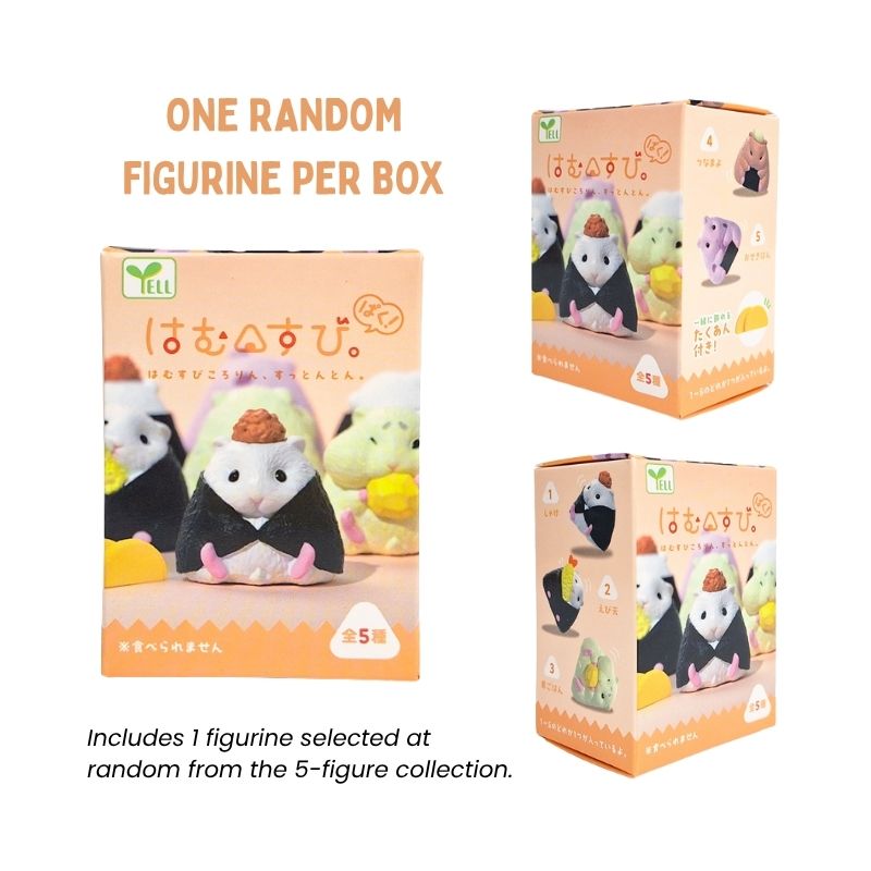 Gachapon Onigiri Hamster Actionfigur