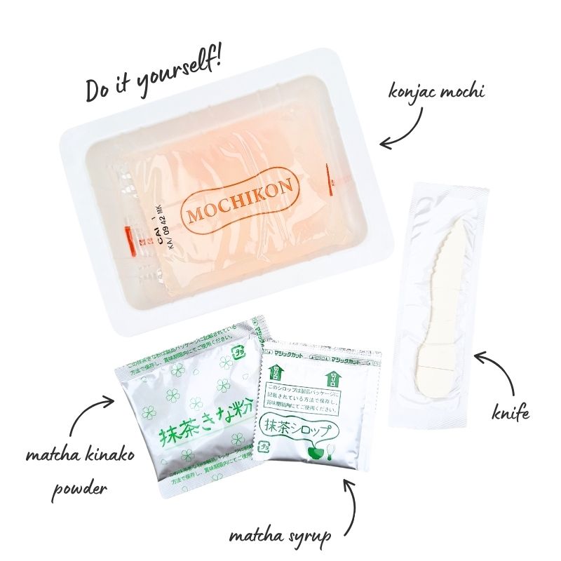 Mochikon Matcha Konjak-Kaubonbon