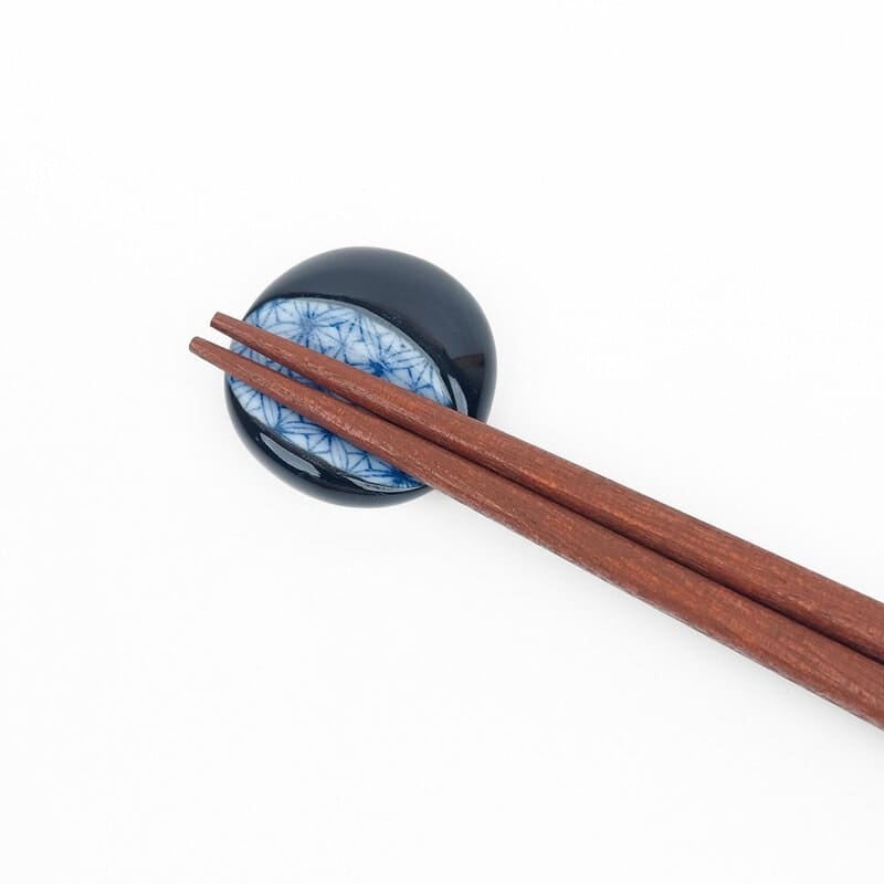 Ablage für Essstäbchen - Minoyaki Blau