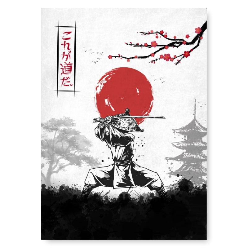 Japanisches Poster Bushido-Kodex - A3