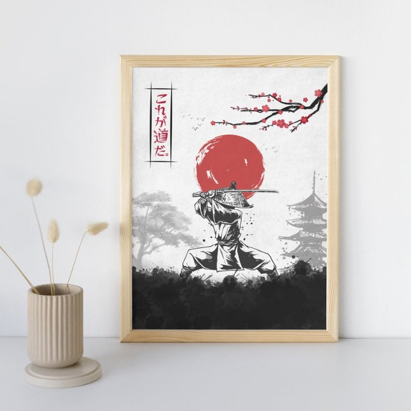 Japanisches Poster Bushido-Kodex - A3