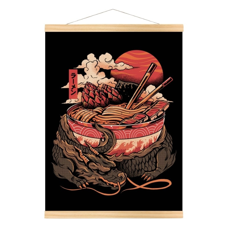 Japanisches Poster Dragon Ramen - A3