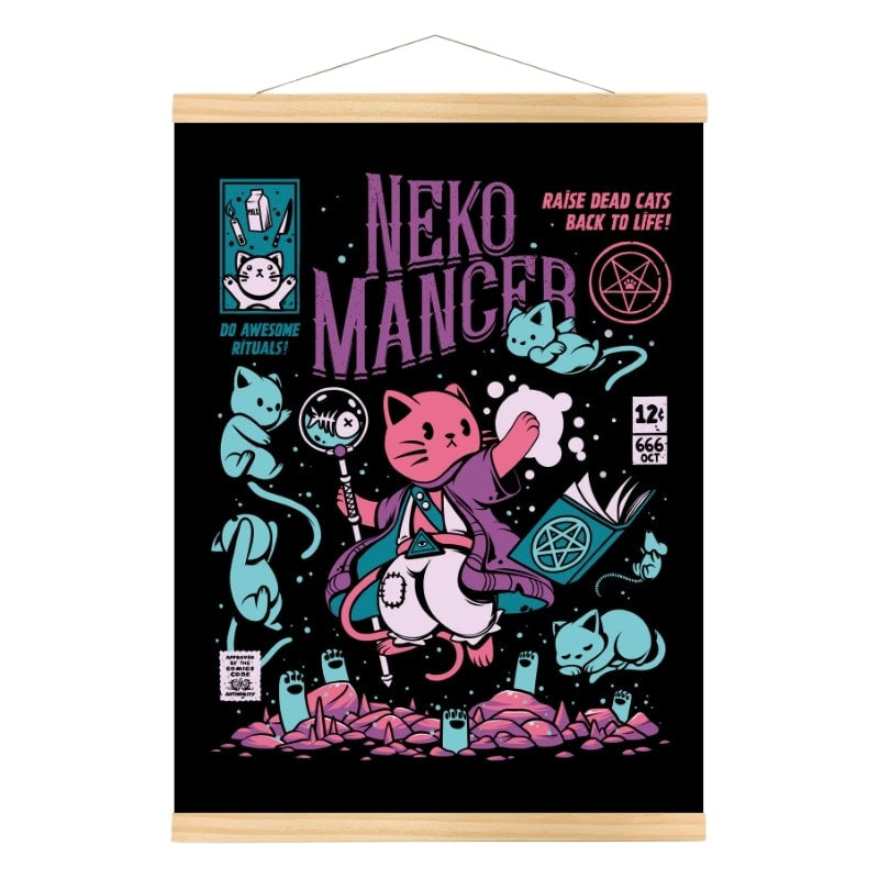 Japanisches Poster Nekomancer - A3