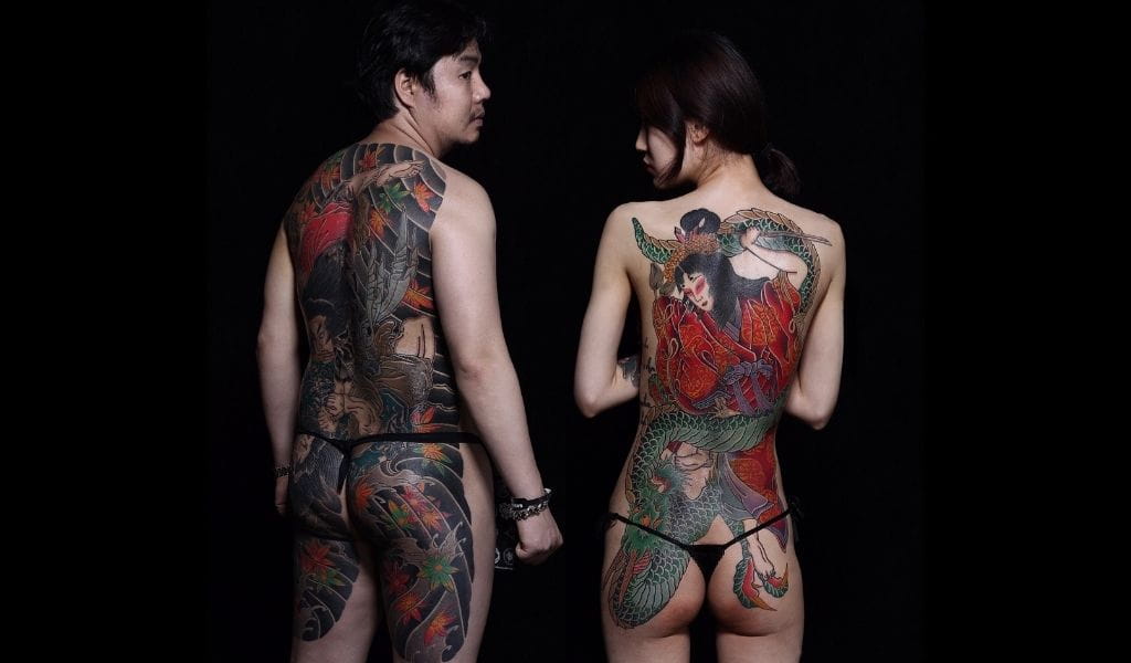 Japanische Tätowierung Irezumi
