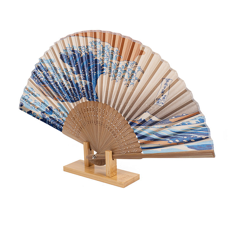 Ausstellungsständer für japanische Bambus-Sensu-Fächer