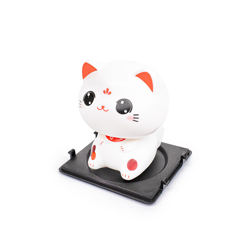 Bewegliche Glückskatze mit Solarenergie - Kawaii