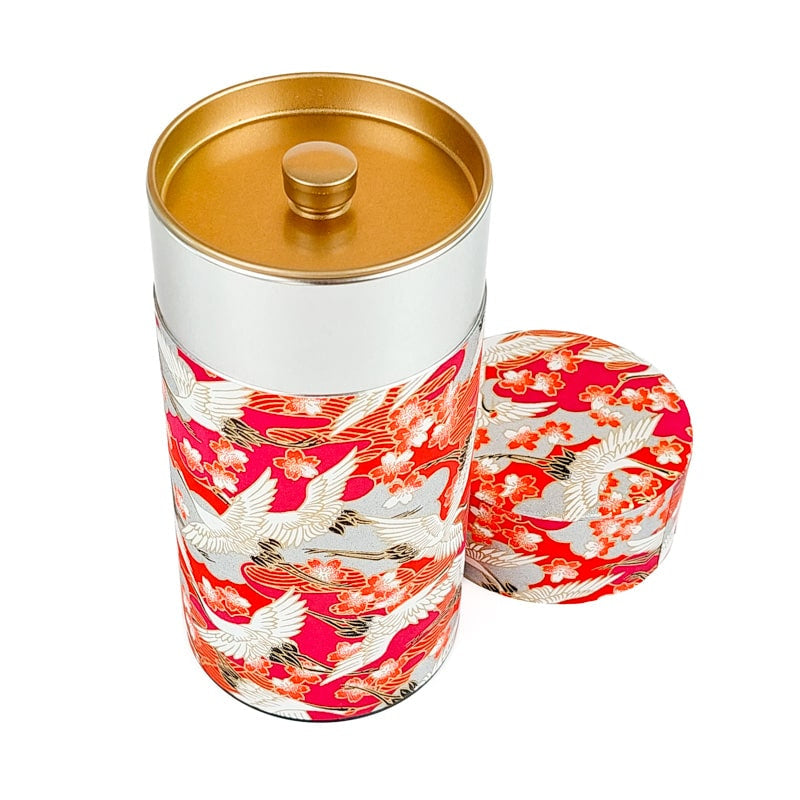 Japanische Teedose Washi Tsuru