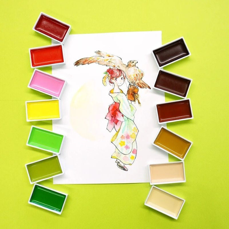 Box 24 Kuretake Gansai Tambi Aquarelle