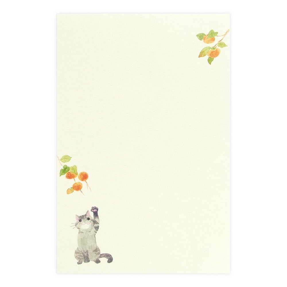 Briefpapier - Katzen im Herbst