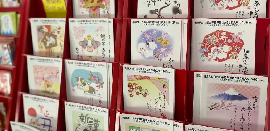 japanische Grußkarte oder Nengajo