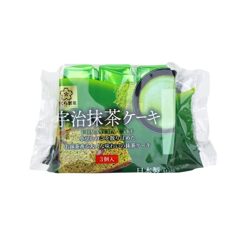 Castella Uji Matcha-Kuchen