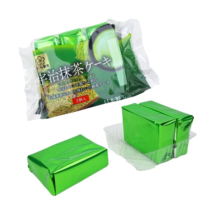 Castella Uji Matcha-Kuchen