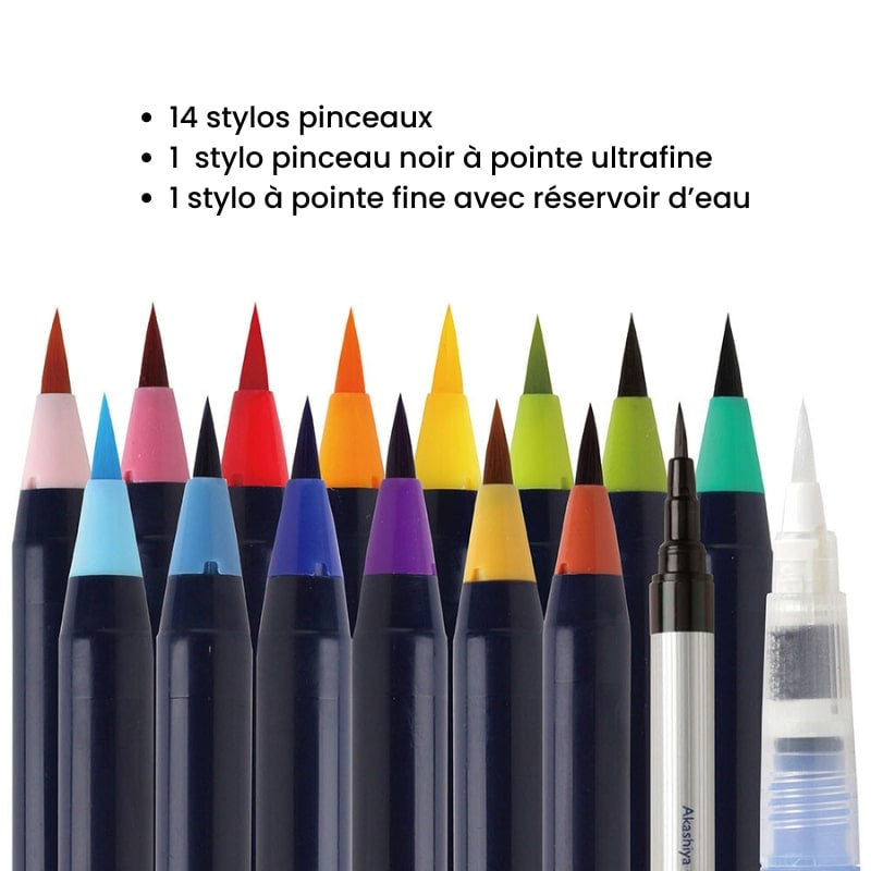 Set Aquarellpinsel-Stifte