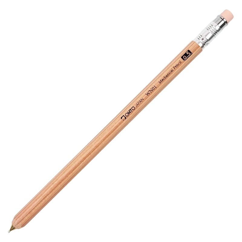 Druckbleistift Holz – OHTO 0,5 mm Natürlich