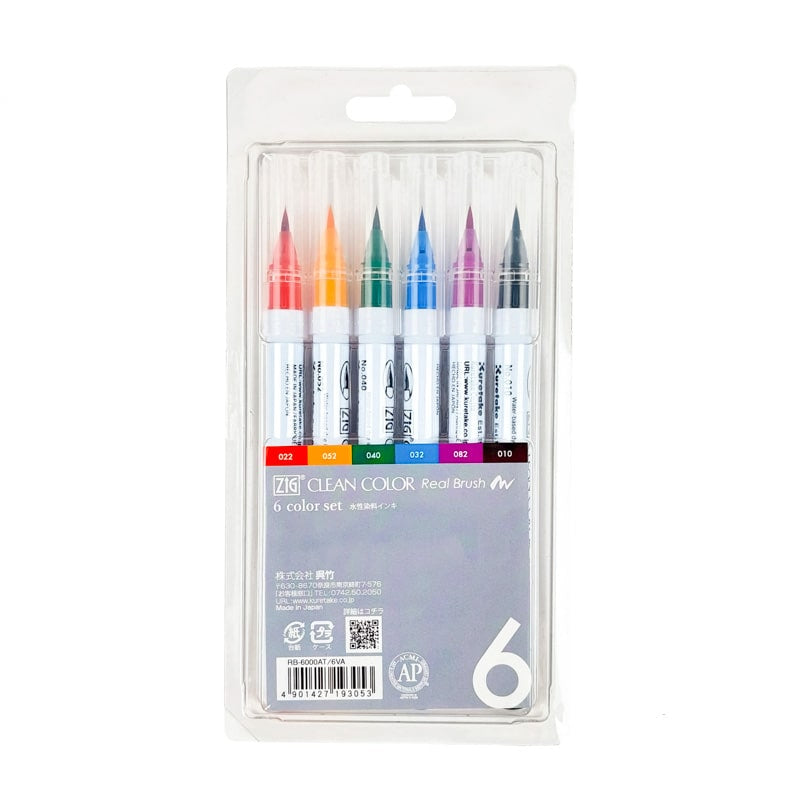 Extrafeine Pinselstifte - 6er-Set