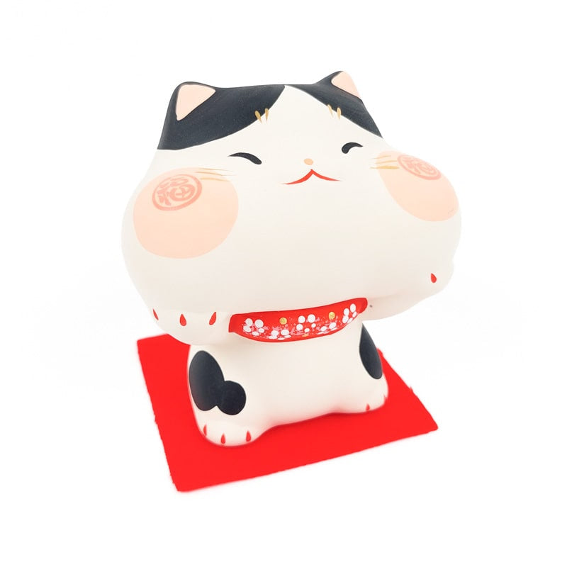 Figurine Chat Plump Cheeks