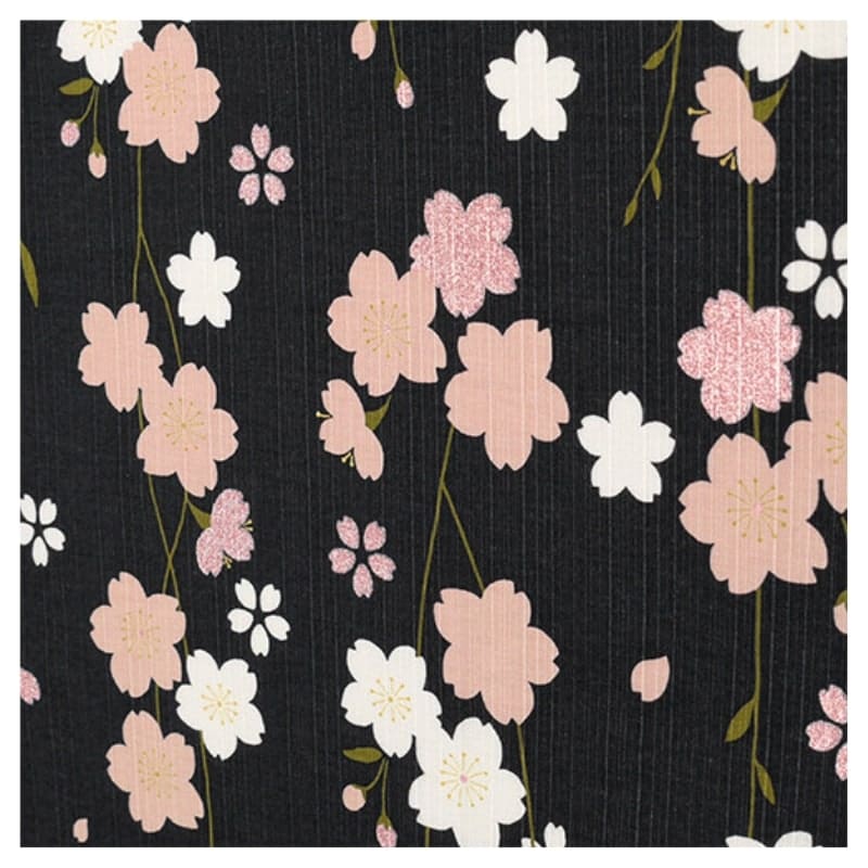 Furoshiki - Sakura by Night - 90x90 cm