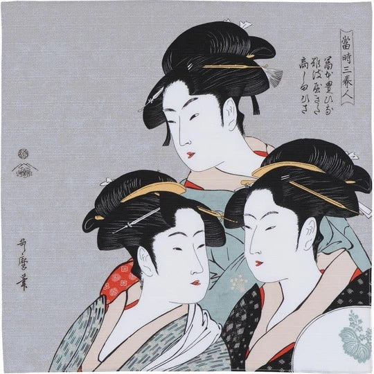 Furoshiki Stempel Bijinga - 48x48 cm