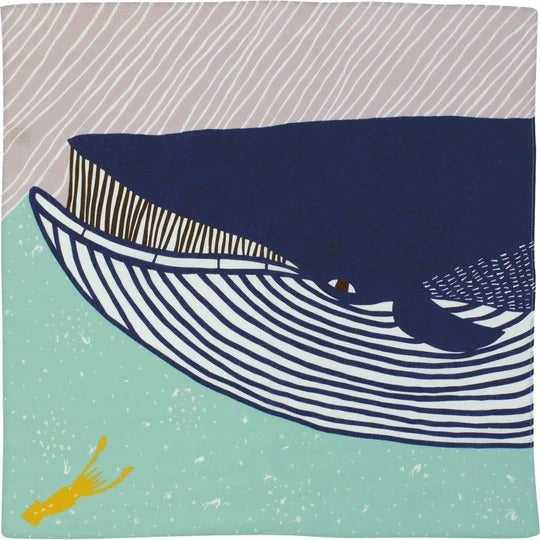 Furoshiki Tücher - Blauwal - 50x50 cm