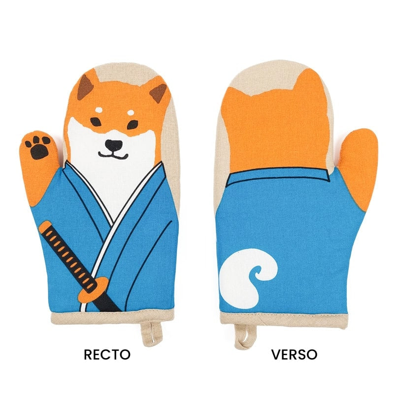 Shiba Samurai Küchenhandschuh