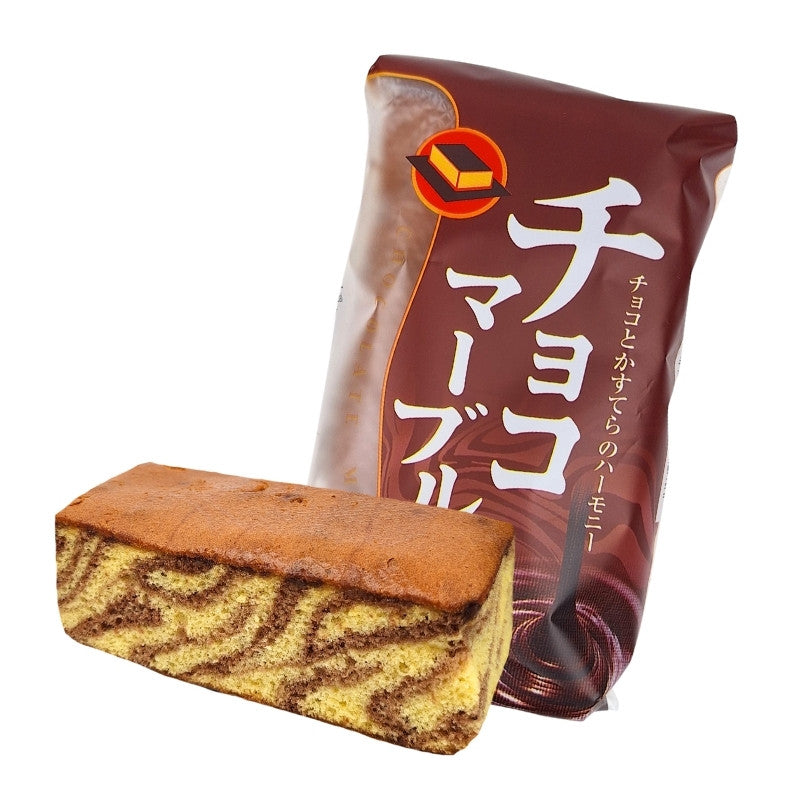 Gâteau Castella Marbré Chocolat