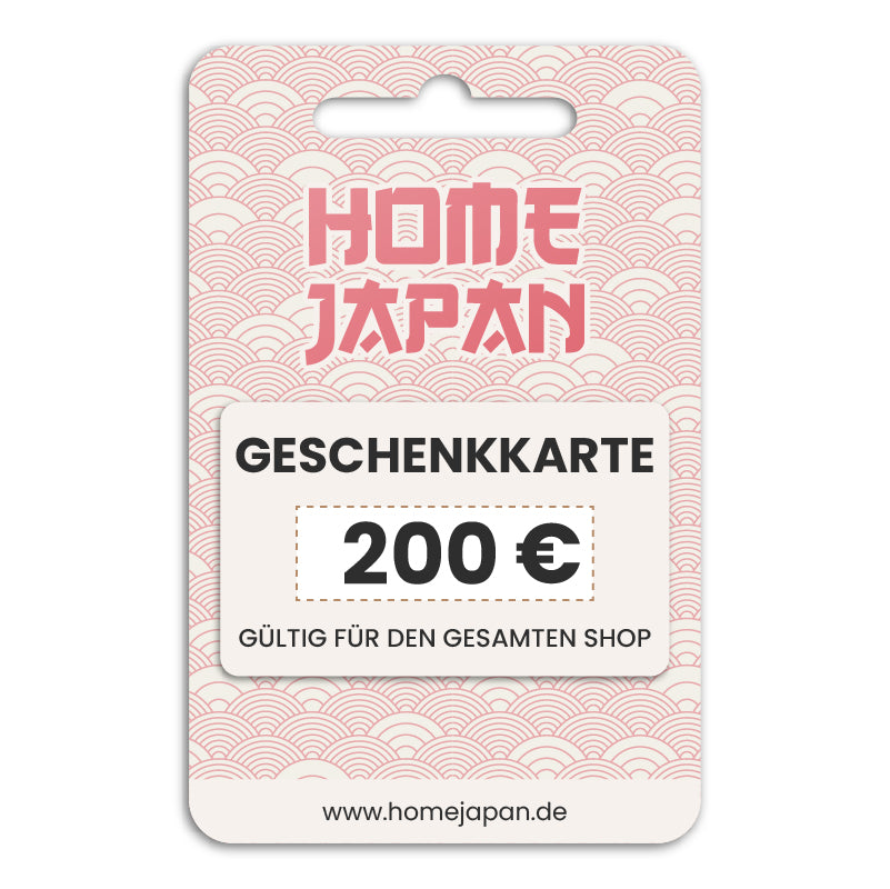 Geschenkkarte Home Japan 200,00 €