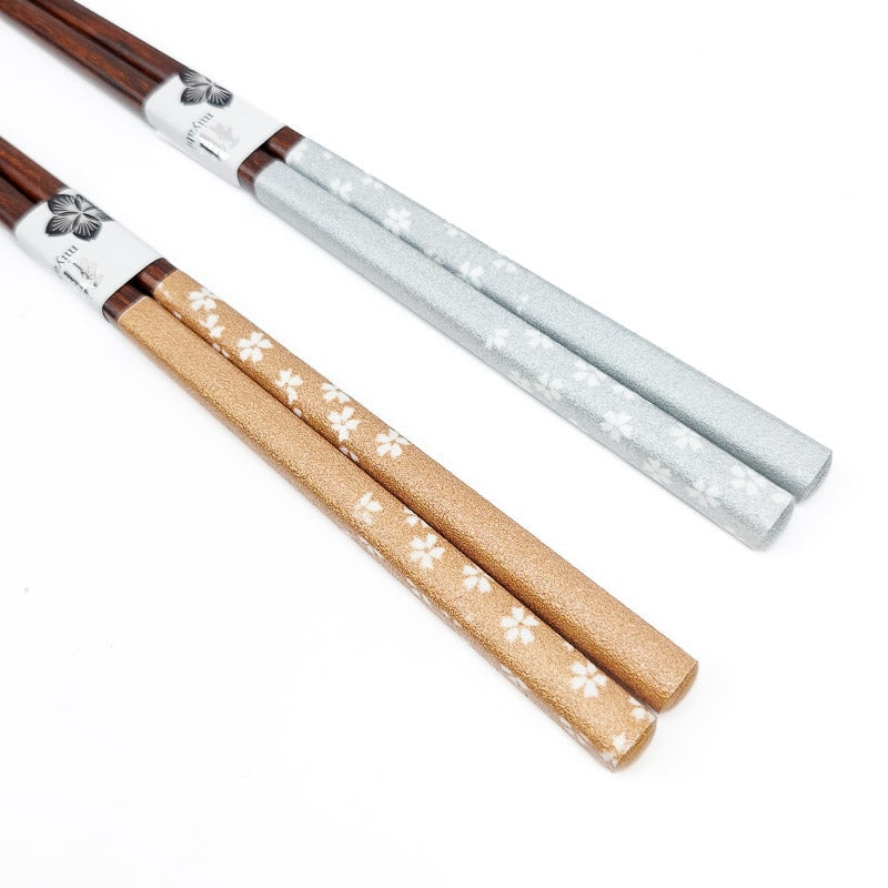 Geschenkset Duo Japanisches Essstäbchen Sakura