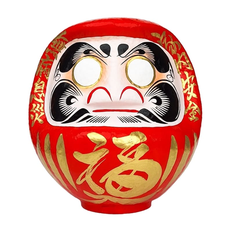 Großer Japanischer Daruma – Rot (23 cm)