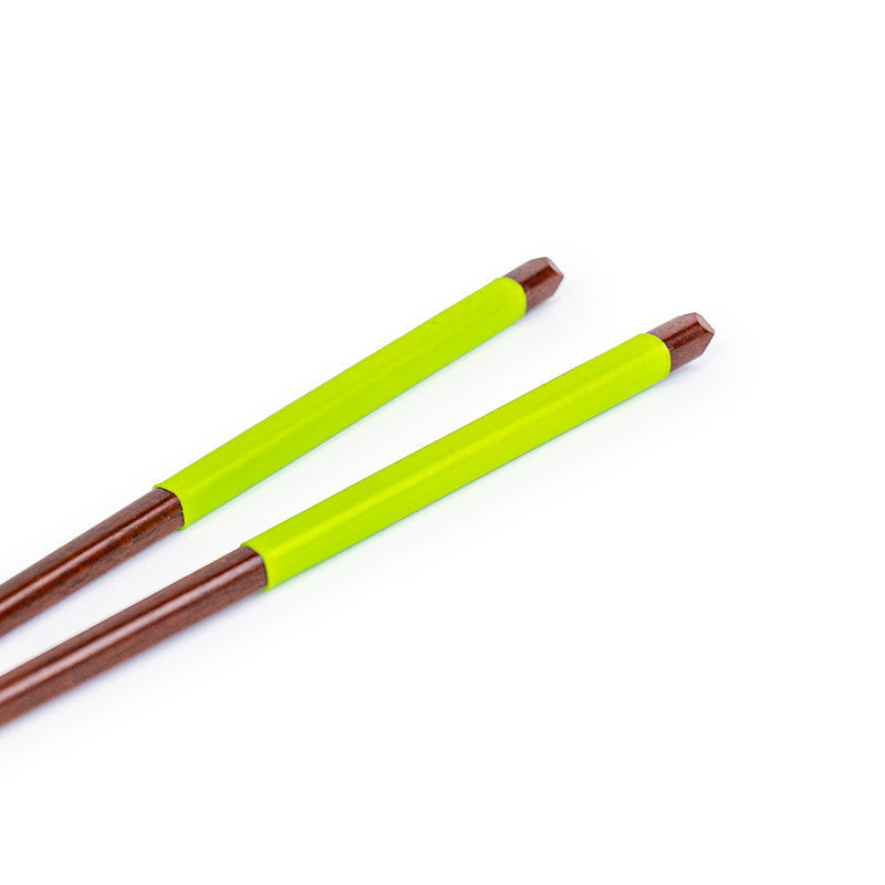 Grüne japanische Essstäbchen mit rutschfestem Silikon