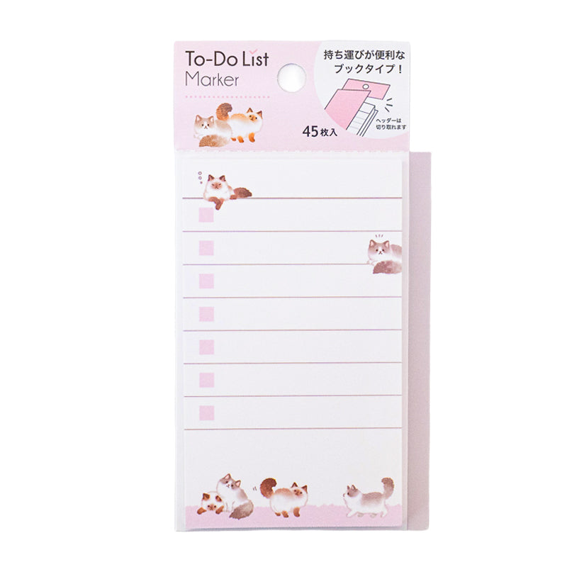 Haftnotizen - Kawaii Katze To-do-Liste