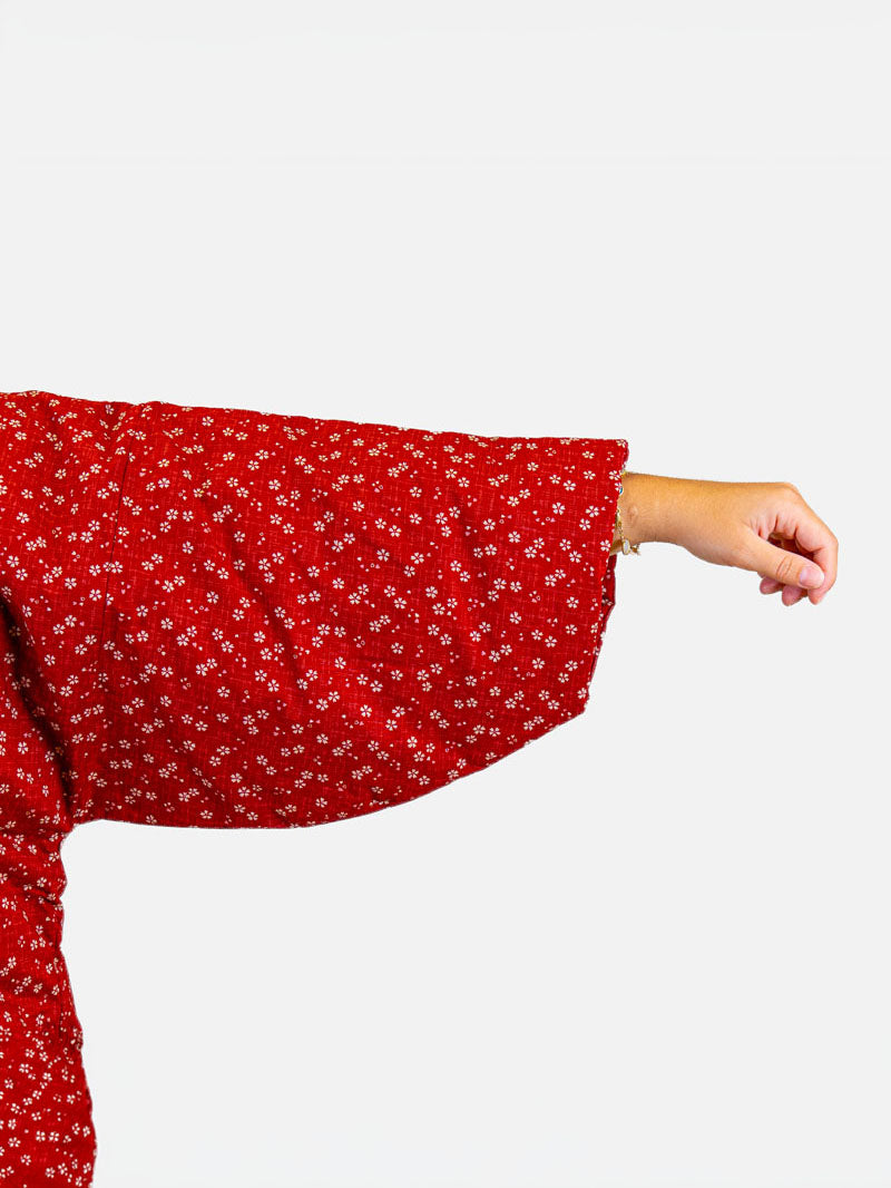 Hanten-Jacke Damen – Rote Sakura