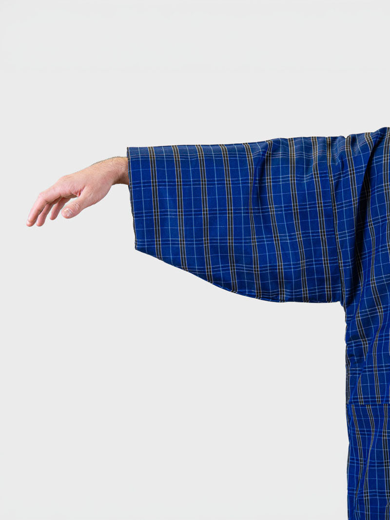 Hanten-Jacke Herren – Blaue Kōshi-Karo