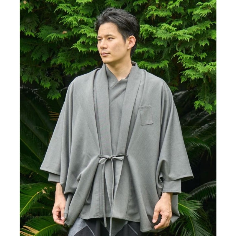 Jacke Kimono Style - Grau