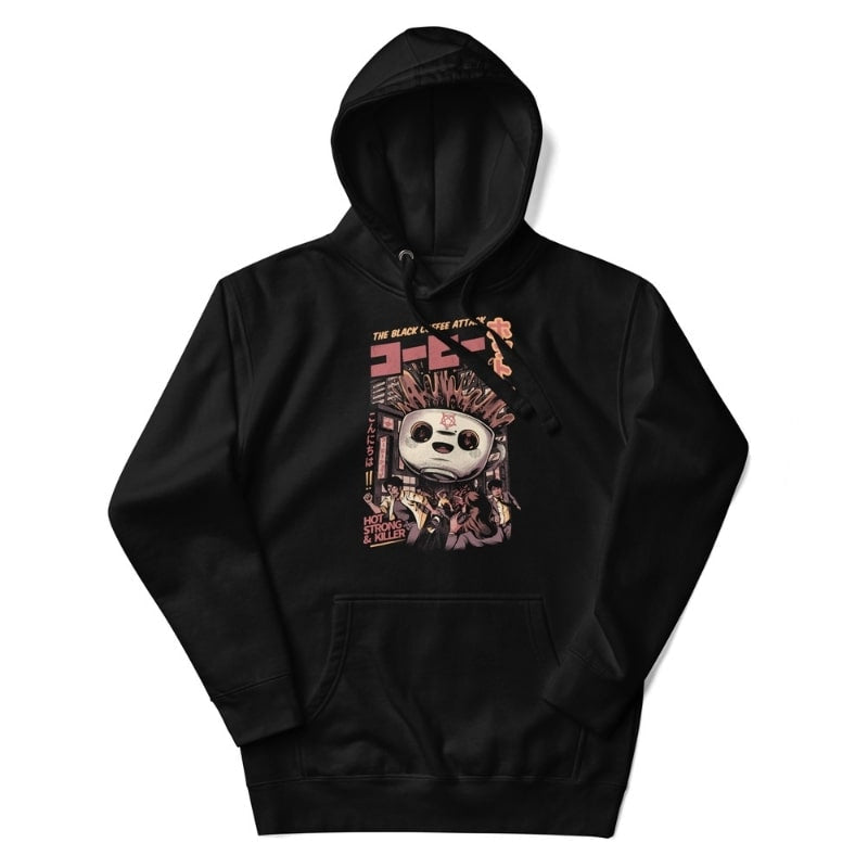 Japan Hoodie - Black Coffee S