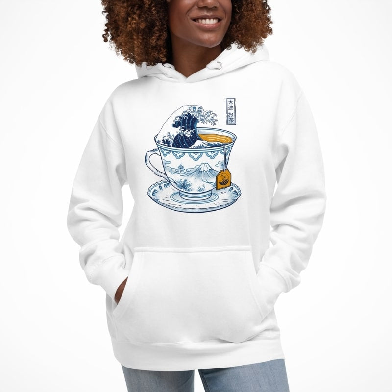 Japan Hoodie - Der große Tee von Kanagawa