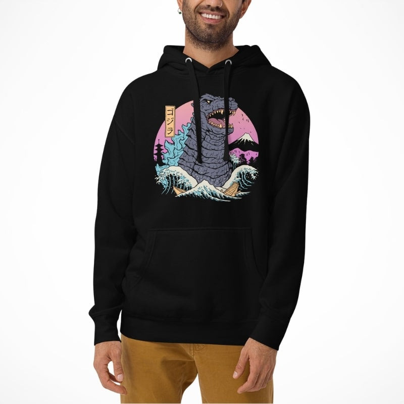 Japan Hoodie - Kaiju Retro