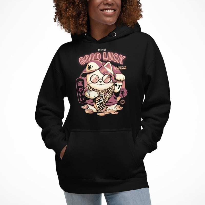 Japan Hoodie - Maneki Neko