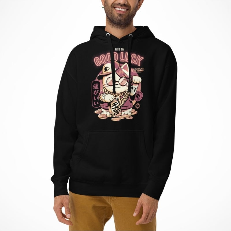 Japan Hoodie - Maneki Neko