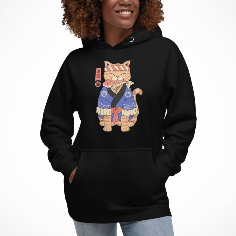 Japan Hoodie - Neko Sushi-Meister
