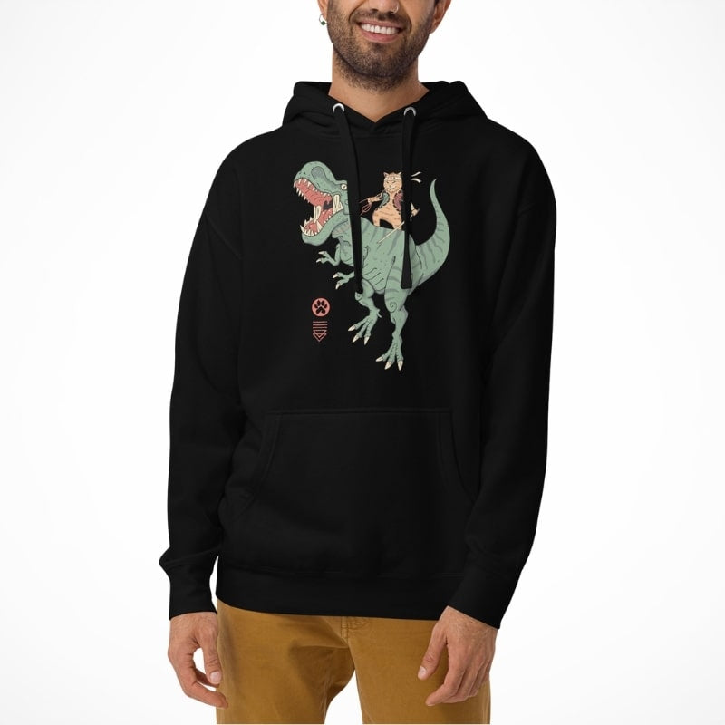 Japan Hoodie - Neko T-Rex