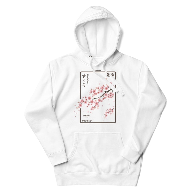 Japan Hoodie - Nostalgia S / Weiß