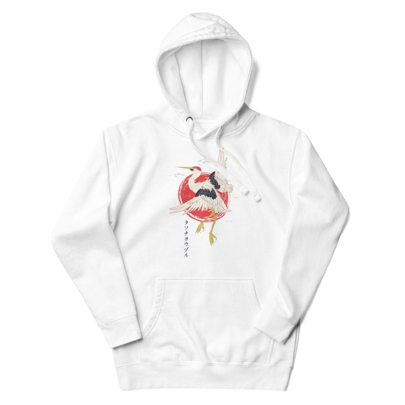 Japan Hoodie - Tanchou S / Weiß