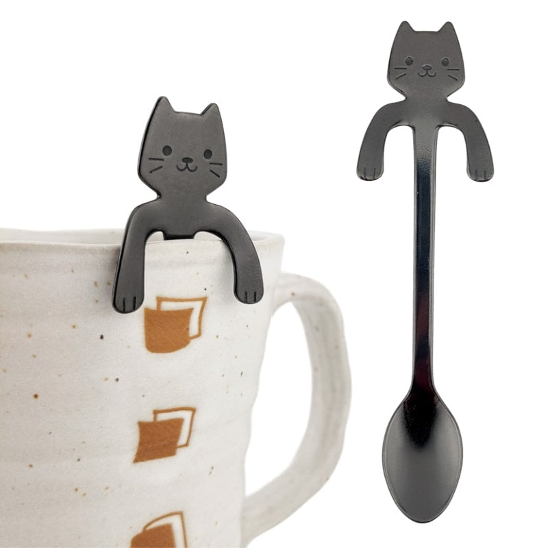 Japan Teelöffel - Black Cat
