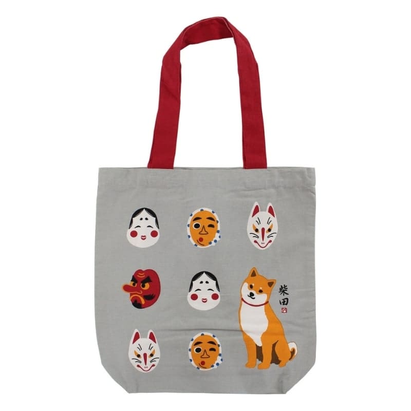 Japan Tote Bag - Grau Omote to Shiba
