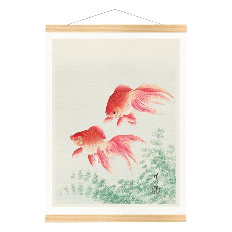 Japanische Drucke - Goldfisch A3
