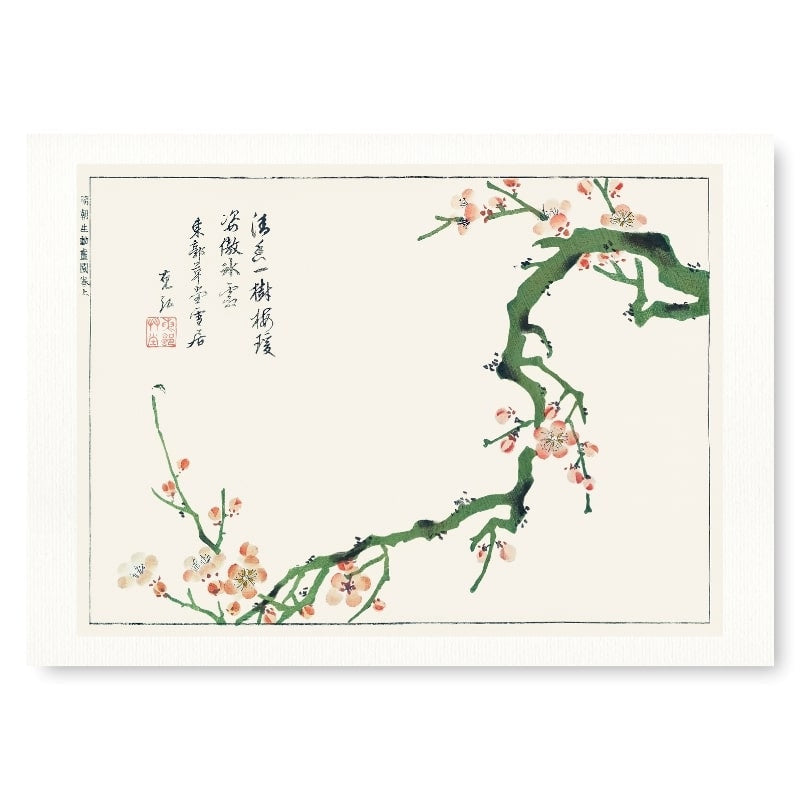 Japanische Drucke - Ume no Eda A3