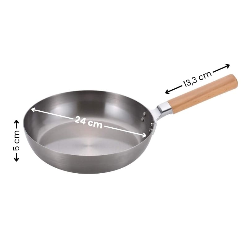 Japanische Eisenpfanne - 24 cm