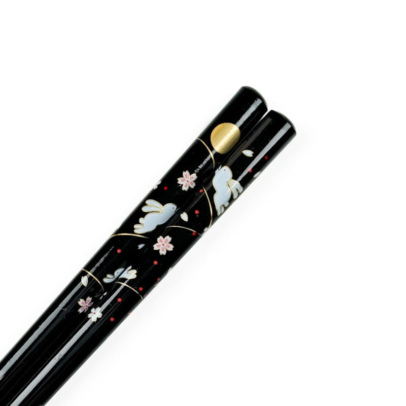 Japanische Essstäbchen - Hasenmotiv