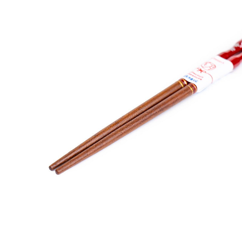 Japanische Essstäbchen in gewellter Form Sakura-Rot